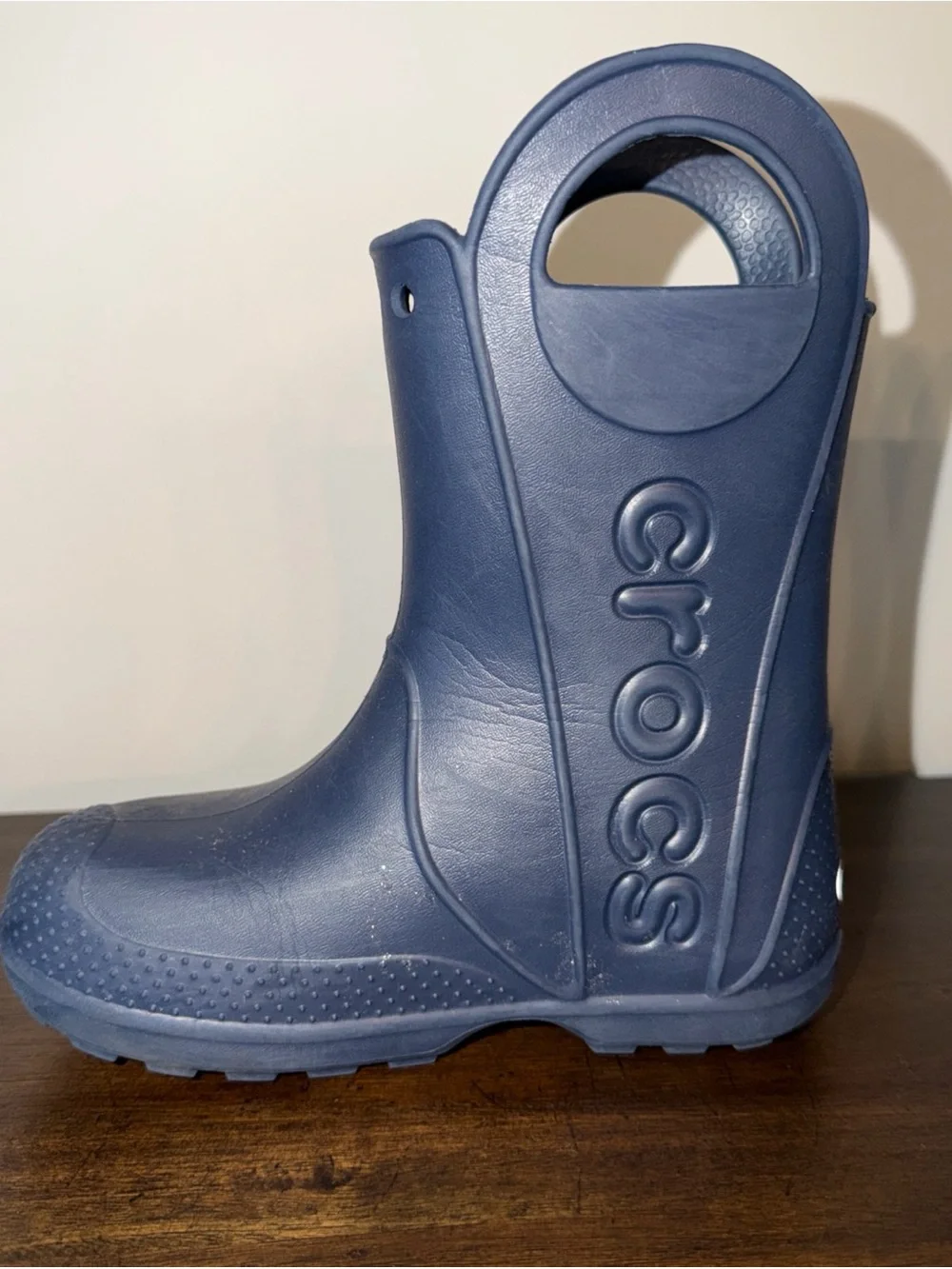 Crocs Children Toddler Handle It Rain Boots Navy Blue Size C12 Waterproof 12803